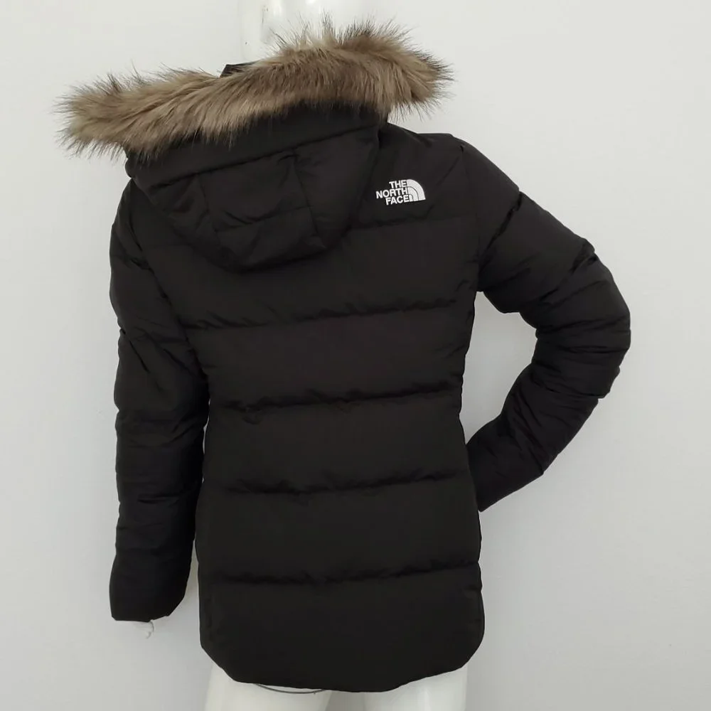 THE NORTH FACE WOMEN GOTHAM GOOSE DOWN PUFFER JACKET Black size S M L XL XXL - Picture 4 of 4